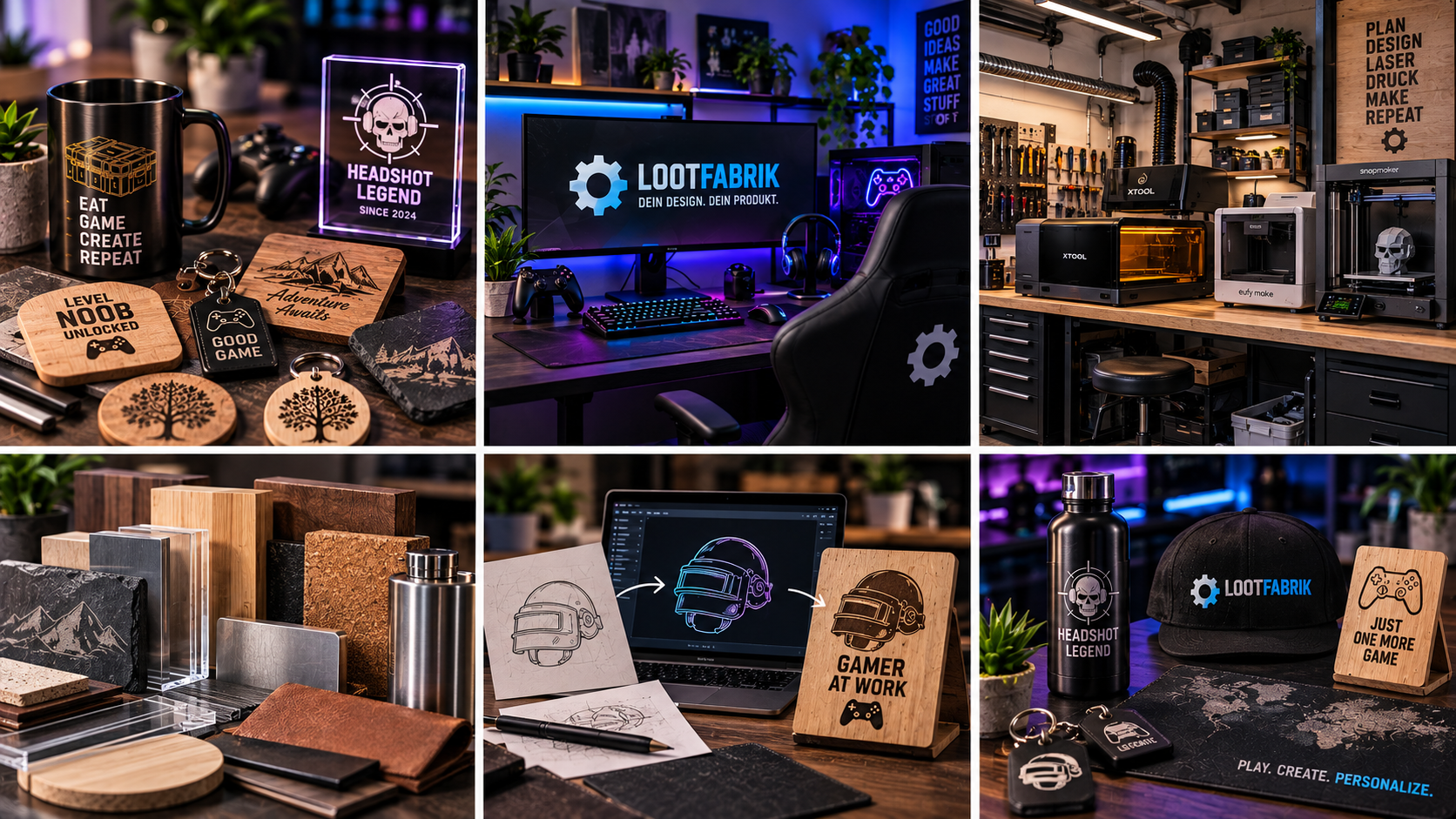 LOOTFABRIK Gaming Setup