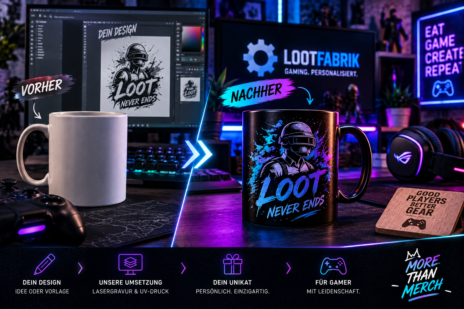 LOOTFABRIK Gaming Setup