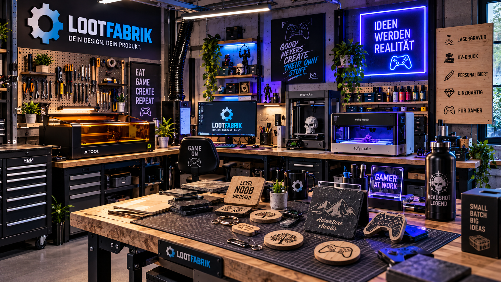 LOOTFABRIK Gaming Setup